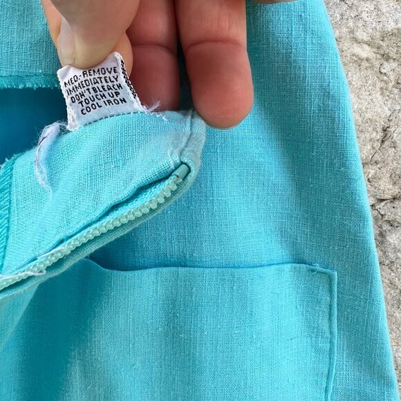 Vintage 70s Q - SKIRT Leon levin skort skirt size 2 - Picture 8 of 8